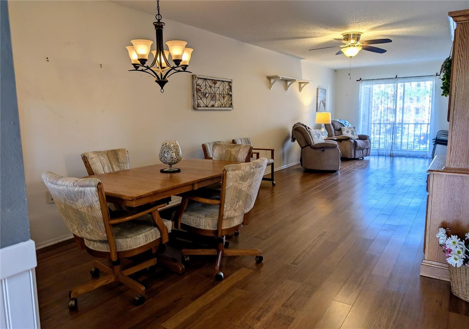 Open plan - dining & living areas - 4133 HERON WAY #E-202, BRADENTON