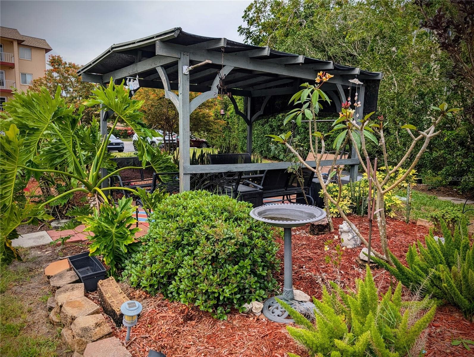 Gazebo in E-bldg courtyard - 4133 HERON WAY #E-202, BRADENTON