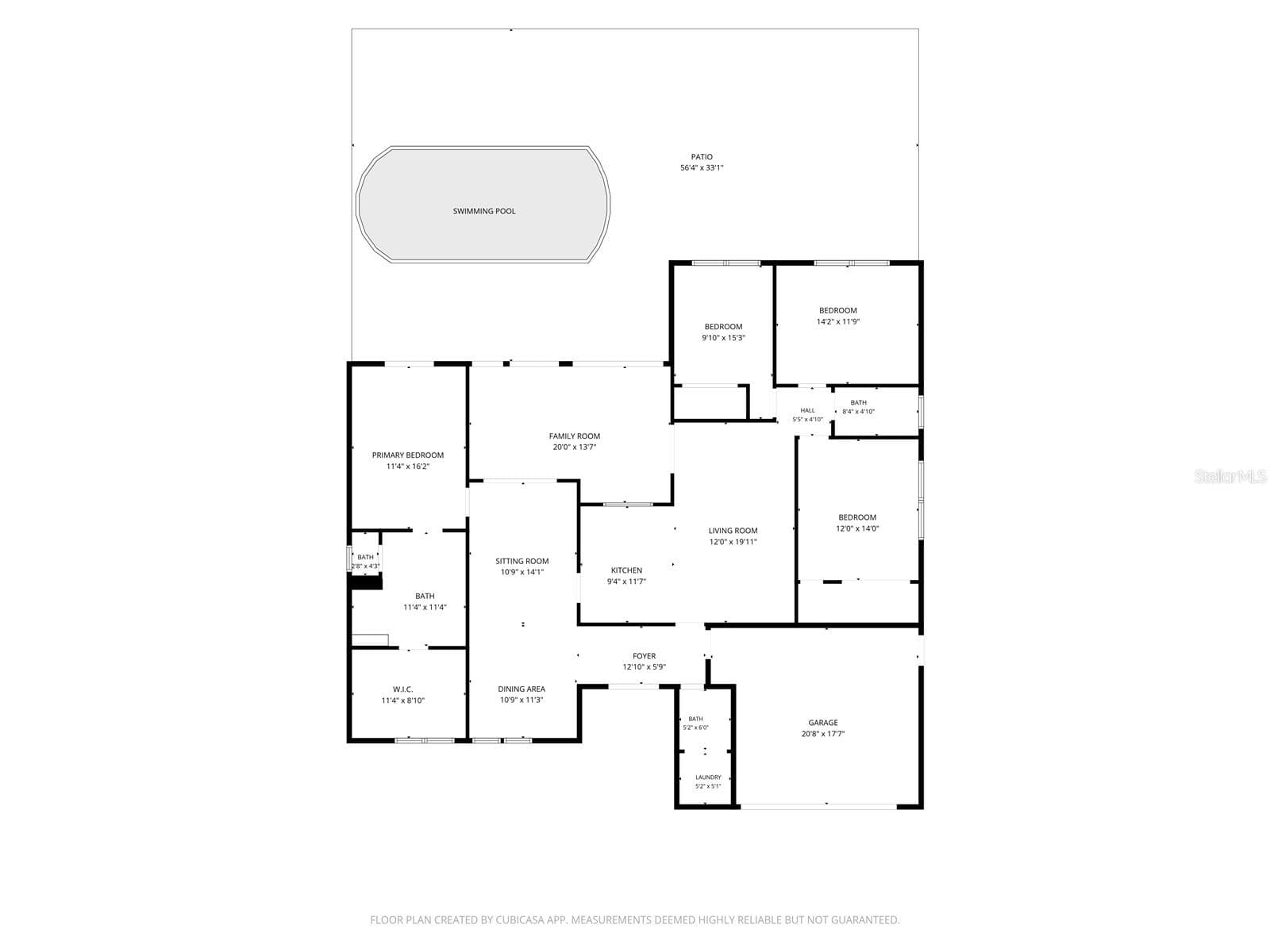 Floor plan - 3923 DORAL DR, TAMPA