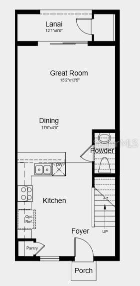 Floor 1 ~ Additional Highlights Include: all appliances included, and window blinds throughout the home - 717 NESS ISLAND DR #5138, MOUNT DORA