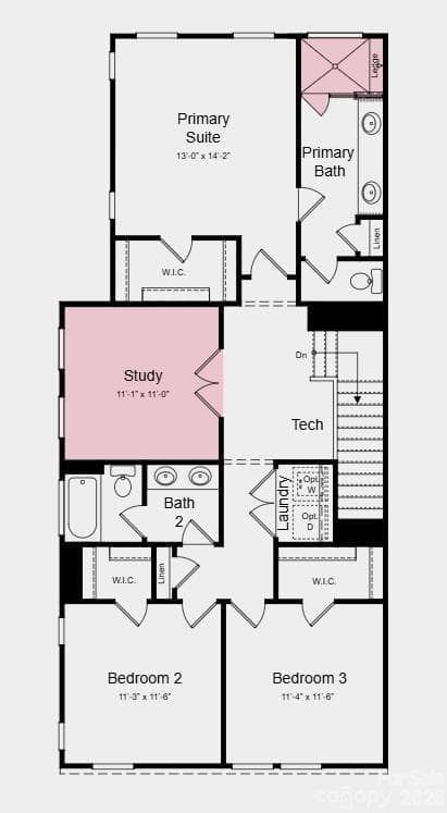 Additional Highlights Include: extended laminate flooring at main level, ledge at primary shower, 30" slide-in eclectic range, trash roll out, upgraded cabinet hardware, and 220 Volt/50 Amp outlet at garage. - 7336 Wake Way, Indian Land