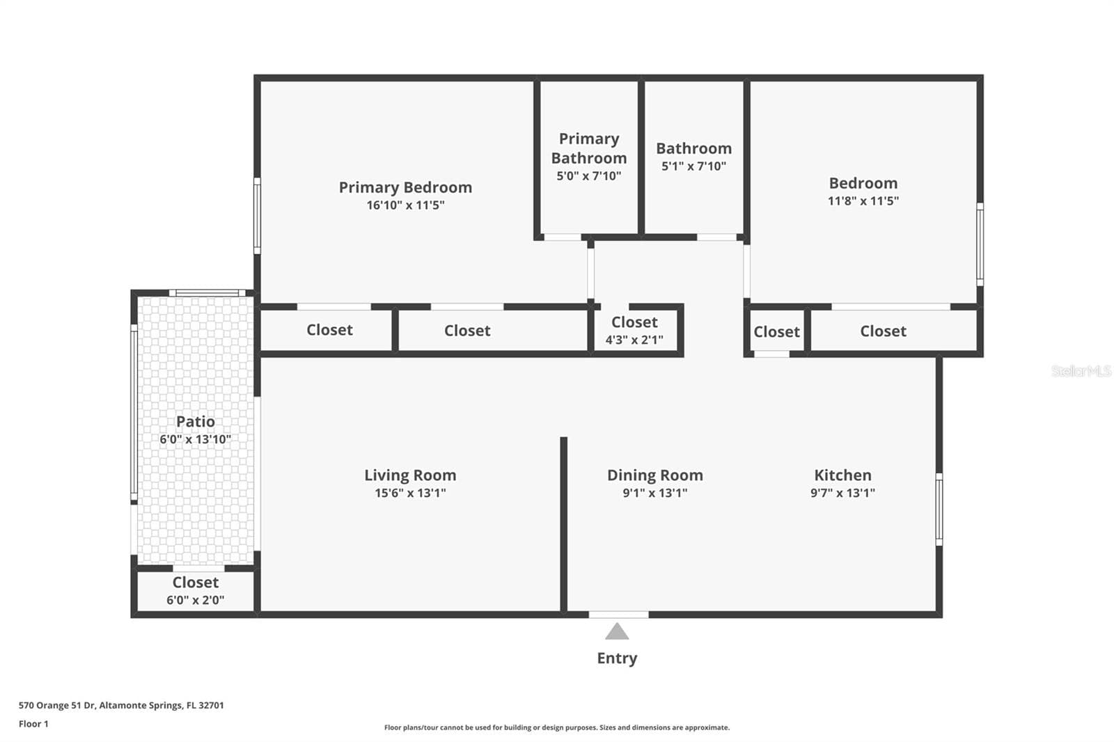 Floor plan - 570 ORANGE DR #51, ALTAMONTE SPRINGS