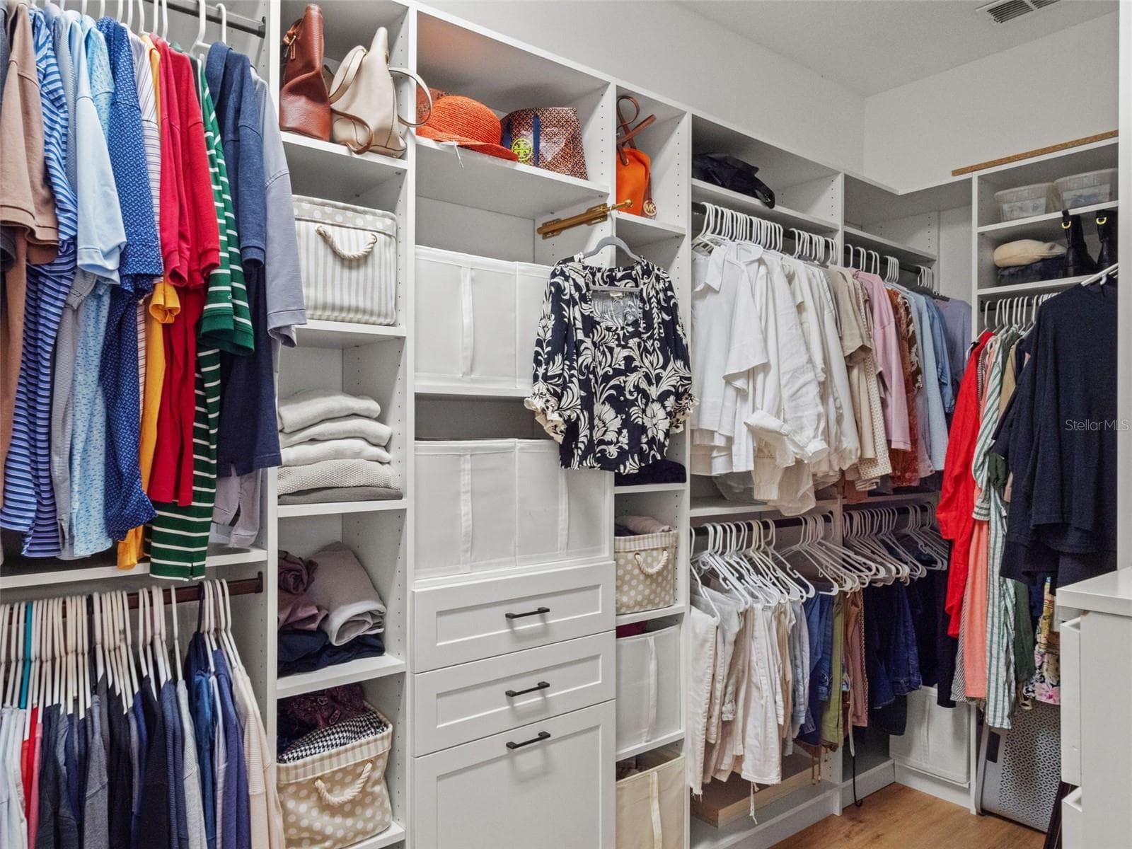 Custom primary closet - 25535 HAWKS RUN LN, SORRENTO