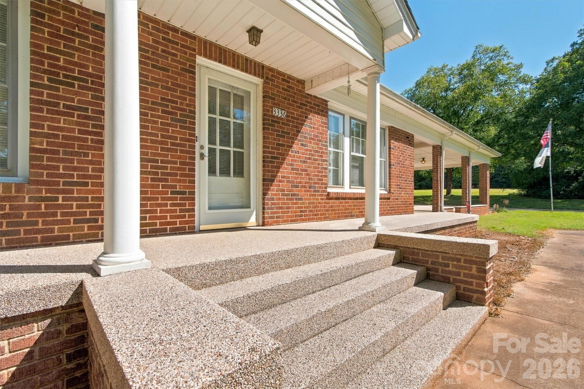 Focused Front Entry View - 3336 Startown Road, Newton