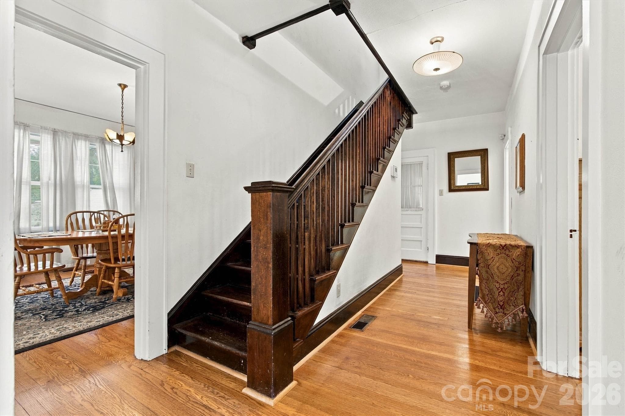 Foyer Entry Stairway View - 3336 Startown Road, Newton
