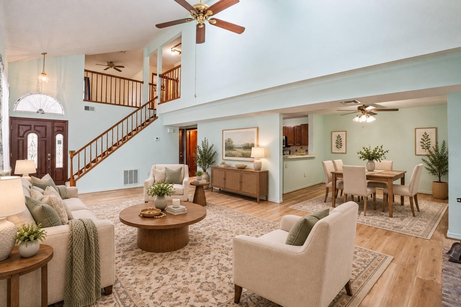 Virtually Stage Living / Dining Rooms - 5412 RUTLAND CT, ORLANDO