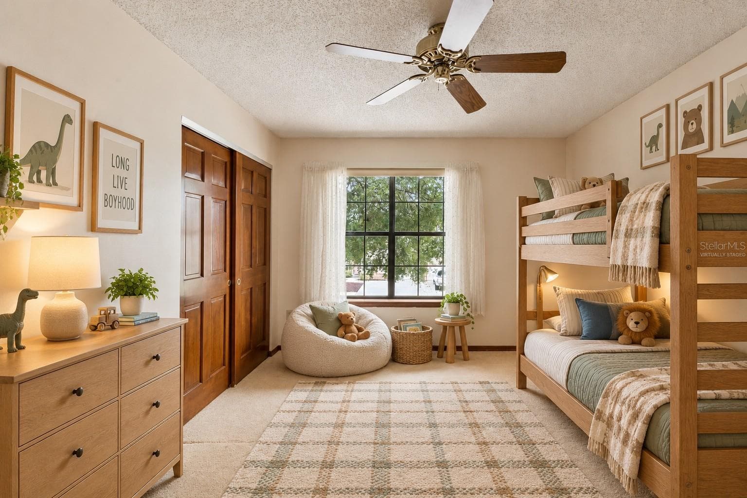Virtually Staged Bedroom 2 - 5412 RUTLAND CT, ORLANDO