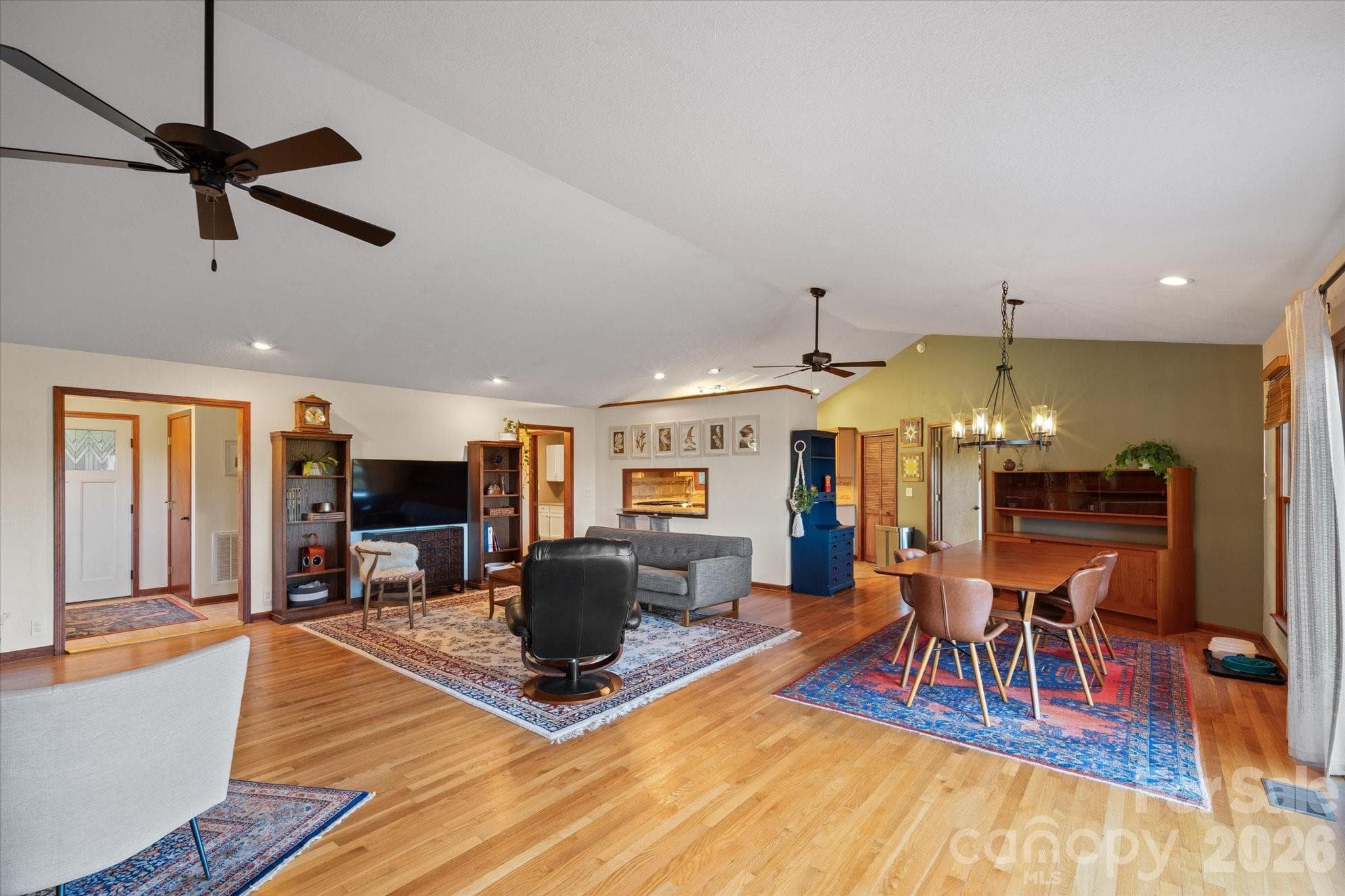 open concept living - 47 Sams Road, Weaverville