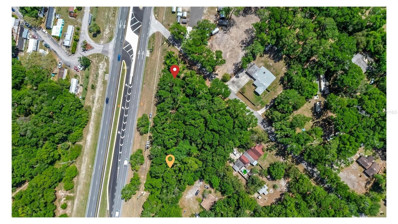 Yellow marker identifies additional parcel being offered refer to ML#:O6444223. - 1 N US HWY 17, DELAND