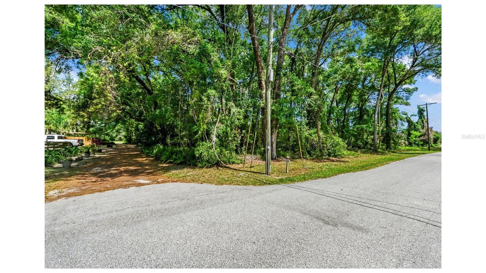 Rear end of the property. West Virginia Ave. street point of view. - 1 N US HWY 17, DELAND