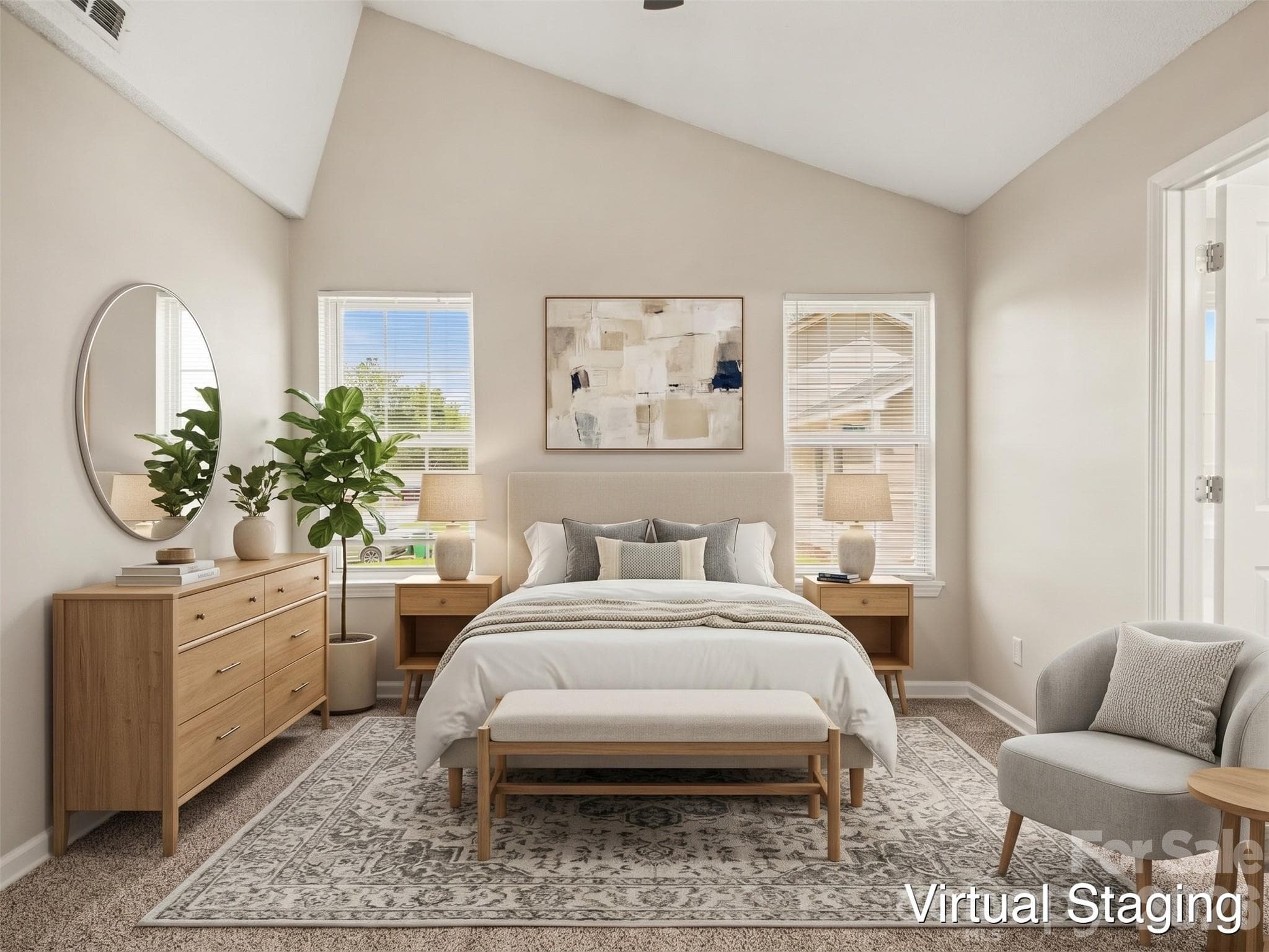 Virtually staged - 3744 Capps Hill Drive, Charlotte