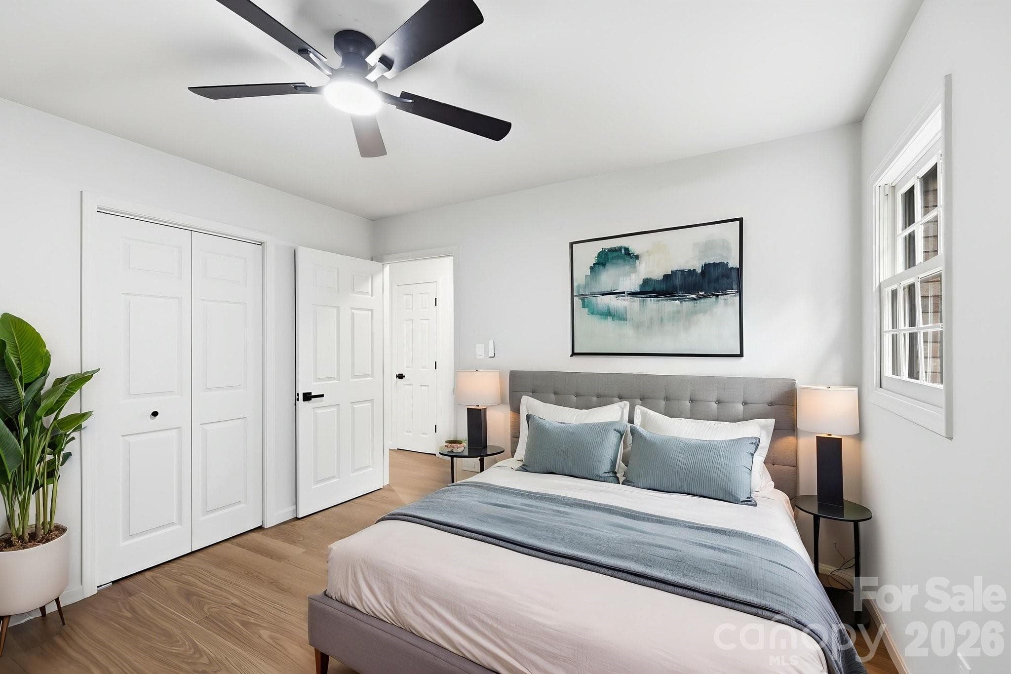 Bedroom 2 Virtually Staged - 1079 Dupont Road, Hendersonville
