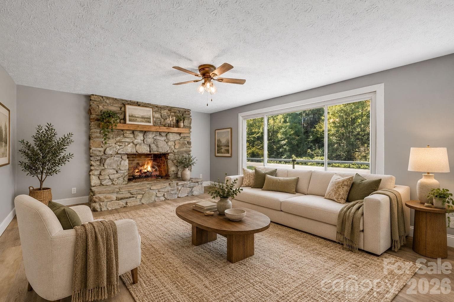 Room is virtually staged - 4078 NC 208 Highway, Marshall
