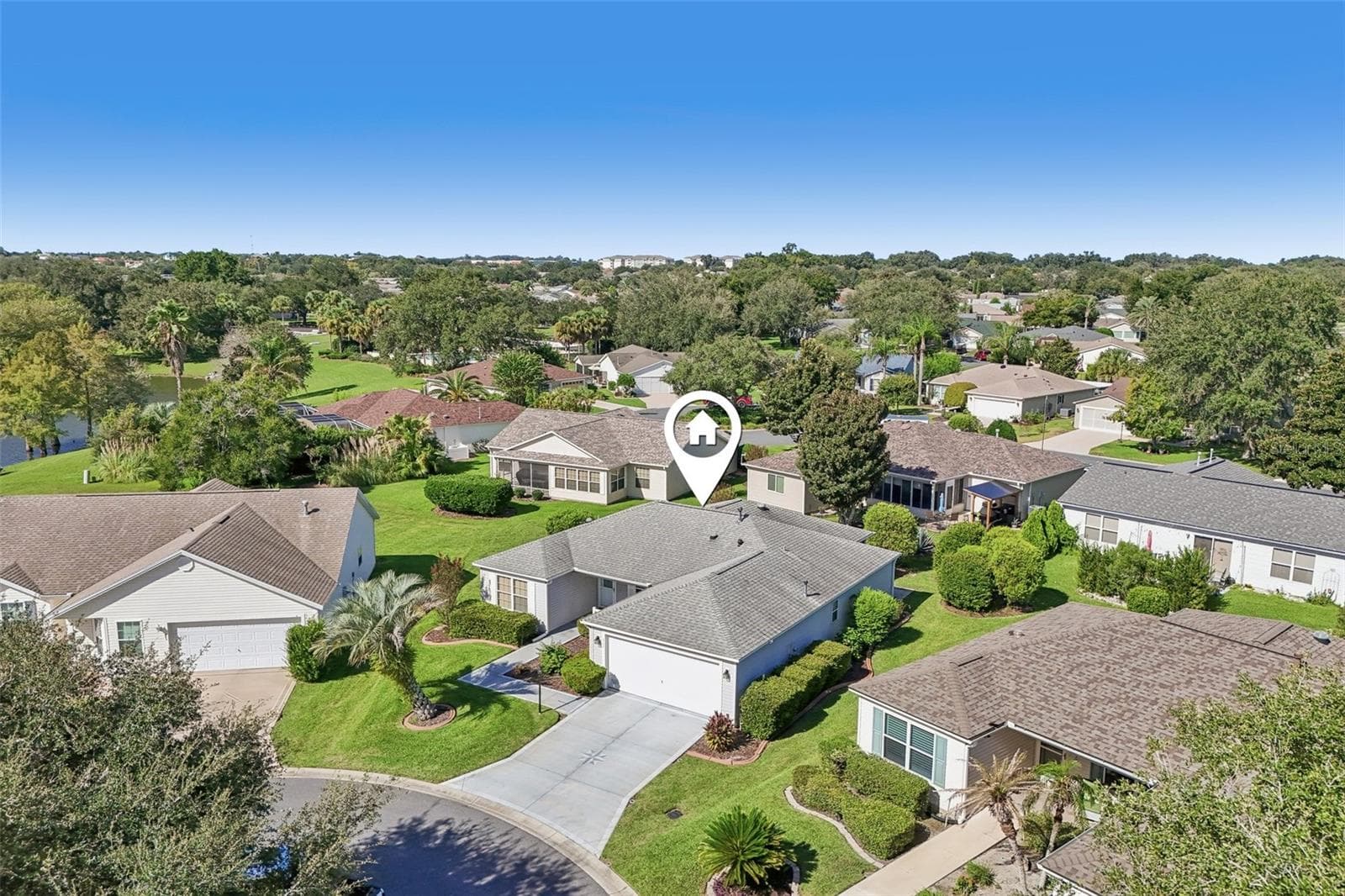 Aerial Right Front - 928 EASTMONT CT, THE VILLAGES