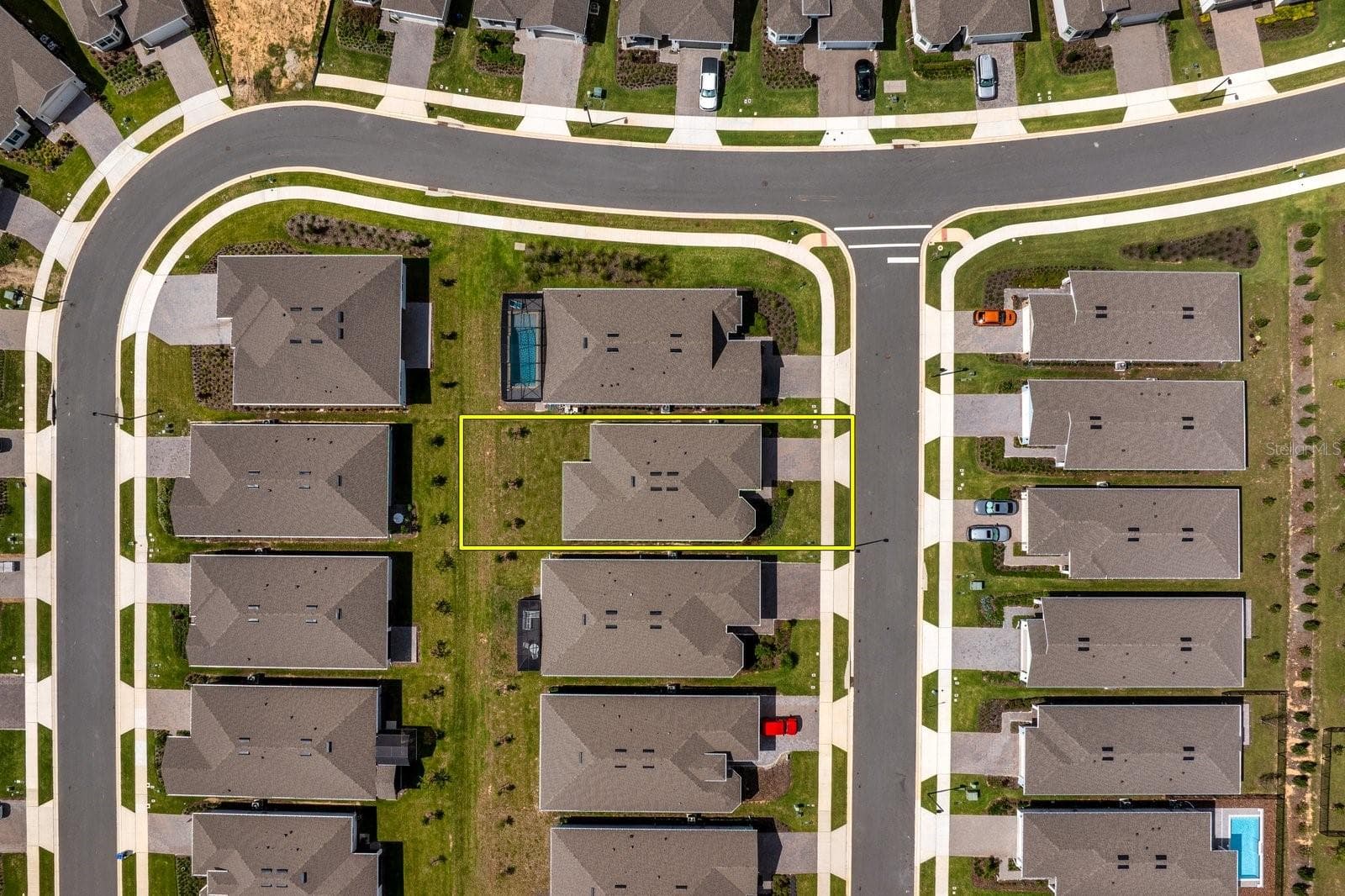 Overhead Ariel View - 1323 ORANGE VALLEY RD, MINNEOLA