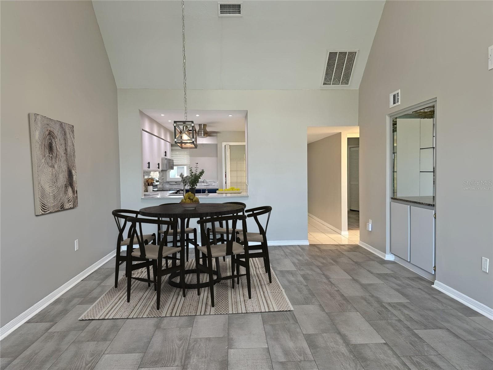 Virtually Staged Dining Room - 5537 SEA FOREST DR #304, NEW PORT RICHEY