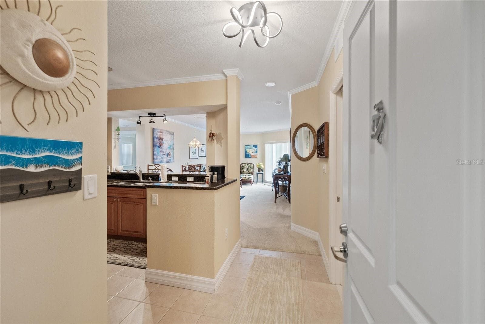 Entryway from front door - 4516 SEAGULL DR #507, NEW PORT RICHEY