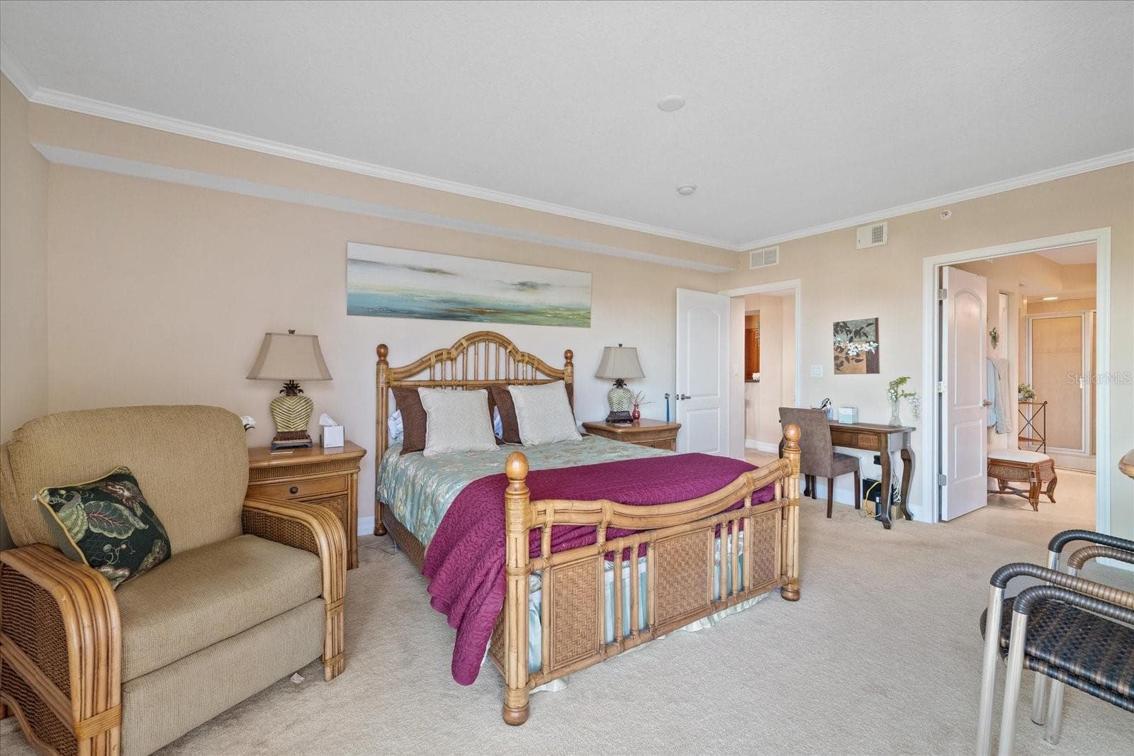 Primary bedroom with ensuite bathroom - 4516 SEAGULL DR #507, NEW PORT RICHEY
