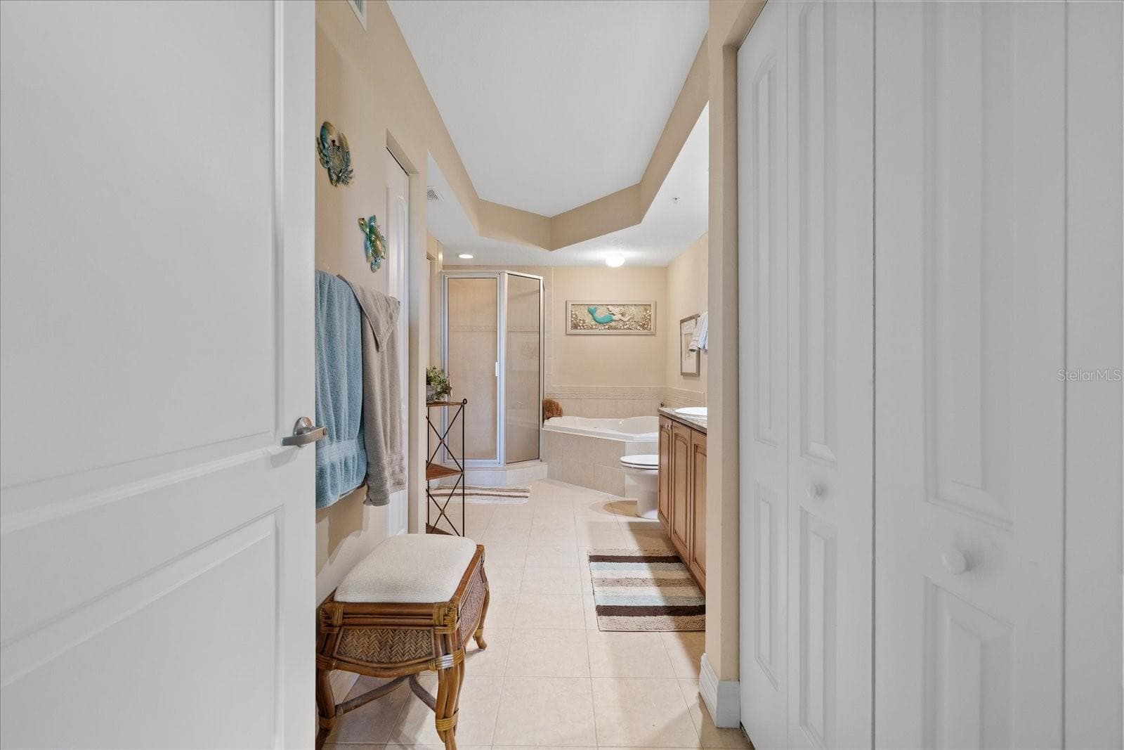 Primary bathroom entrance - 4516 SEAGULL DR #507, NEW PORT RICHEY