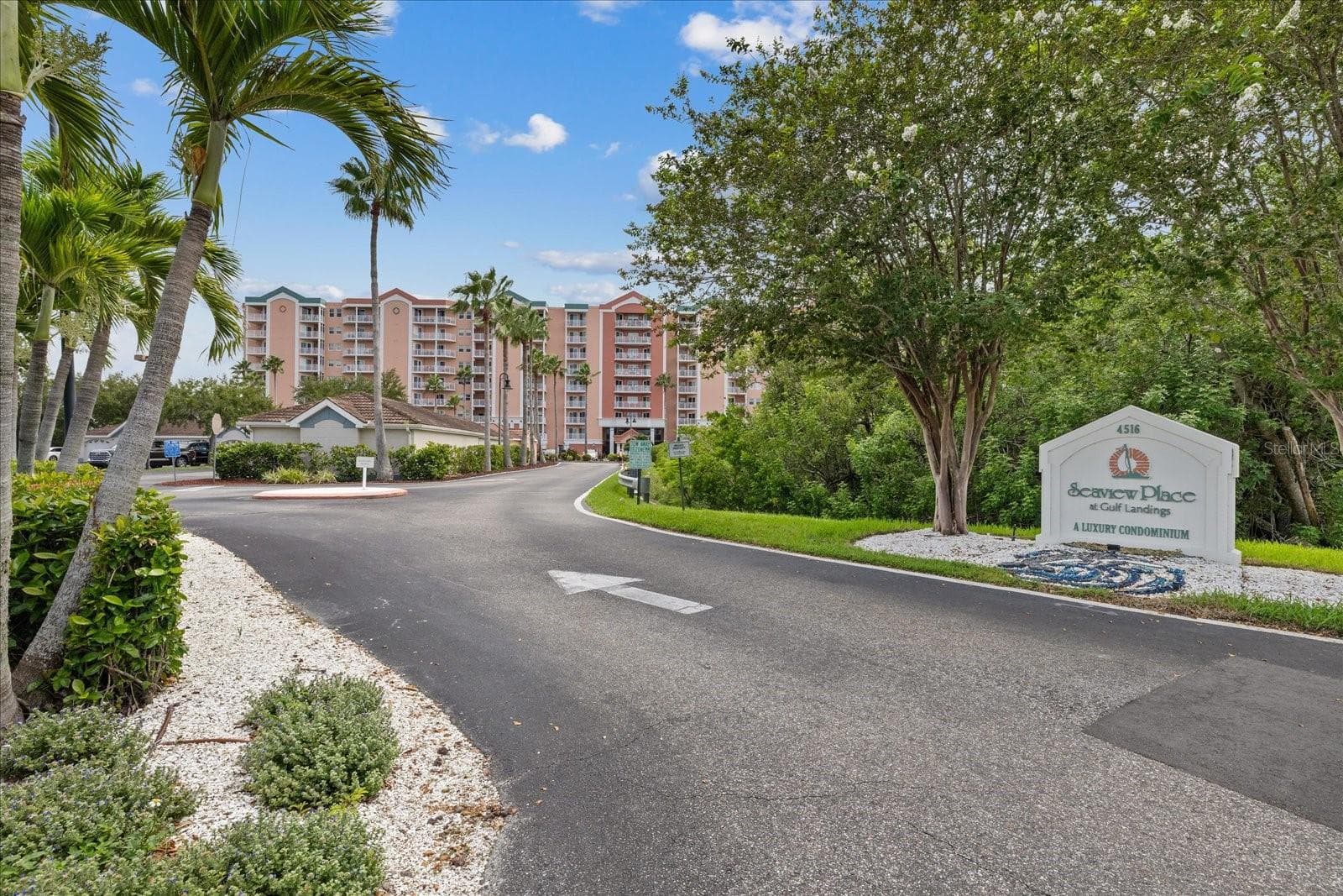 Front Driveway at Seaview Place - 4516 SEAGULL DR #507, NEW PORT RICHEY