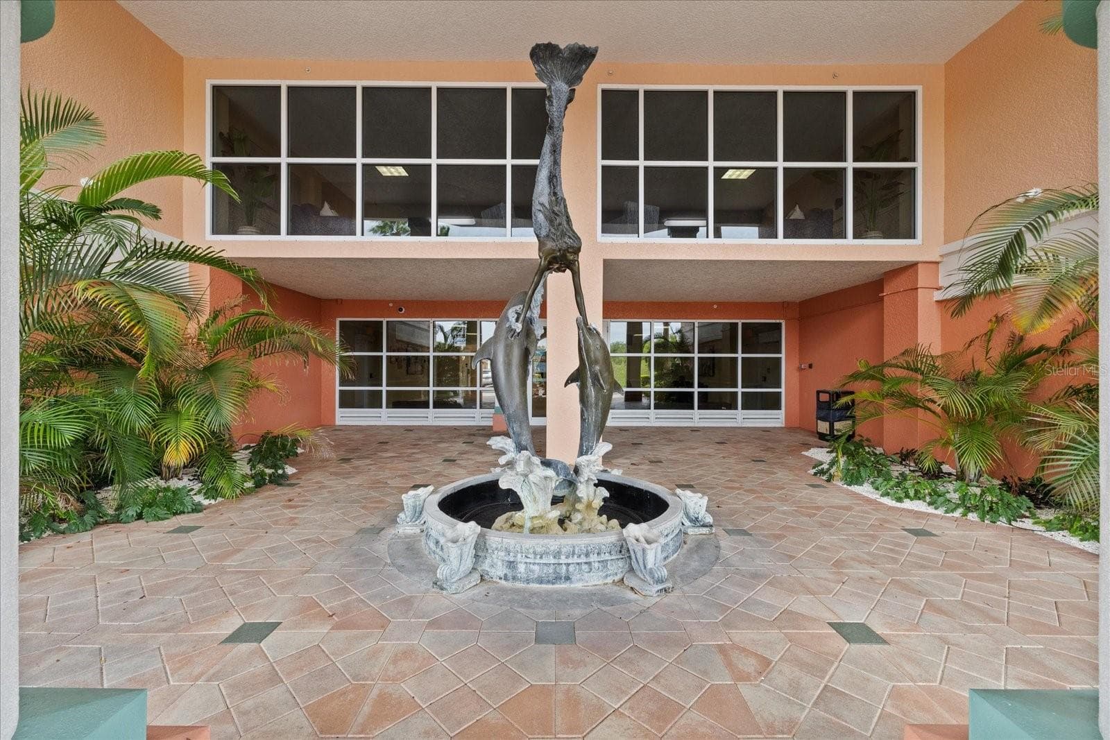 Fountain at front entry - 4516 SEAGULL DR #507, NEW PORT RICHEY