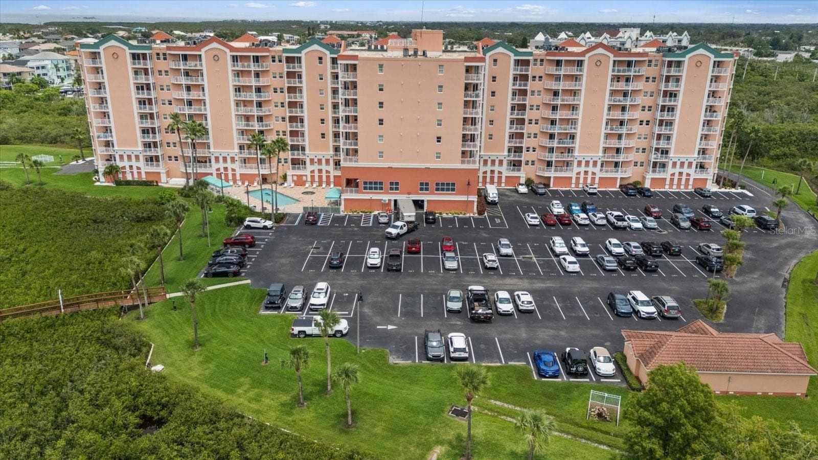 Backside of condo building - 4516 SEAGULL DR #507, NEW PORT RICHEY