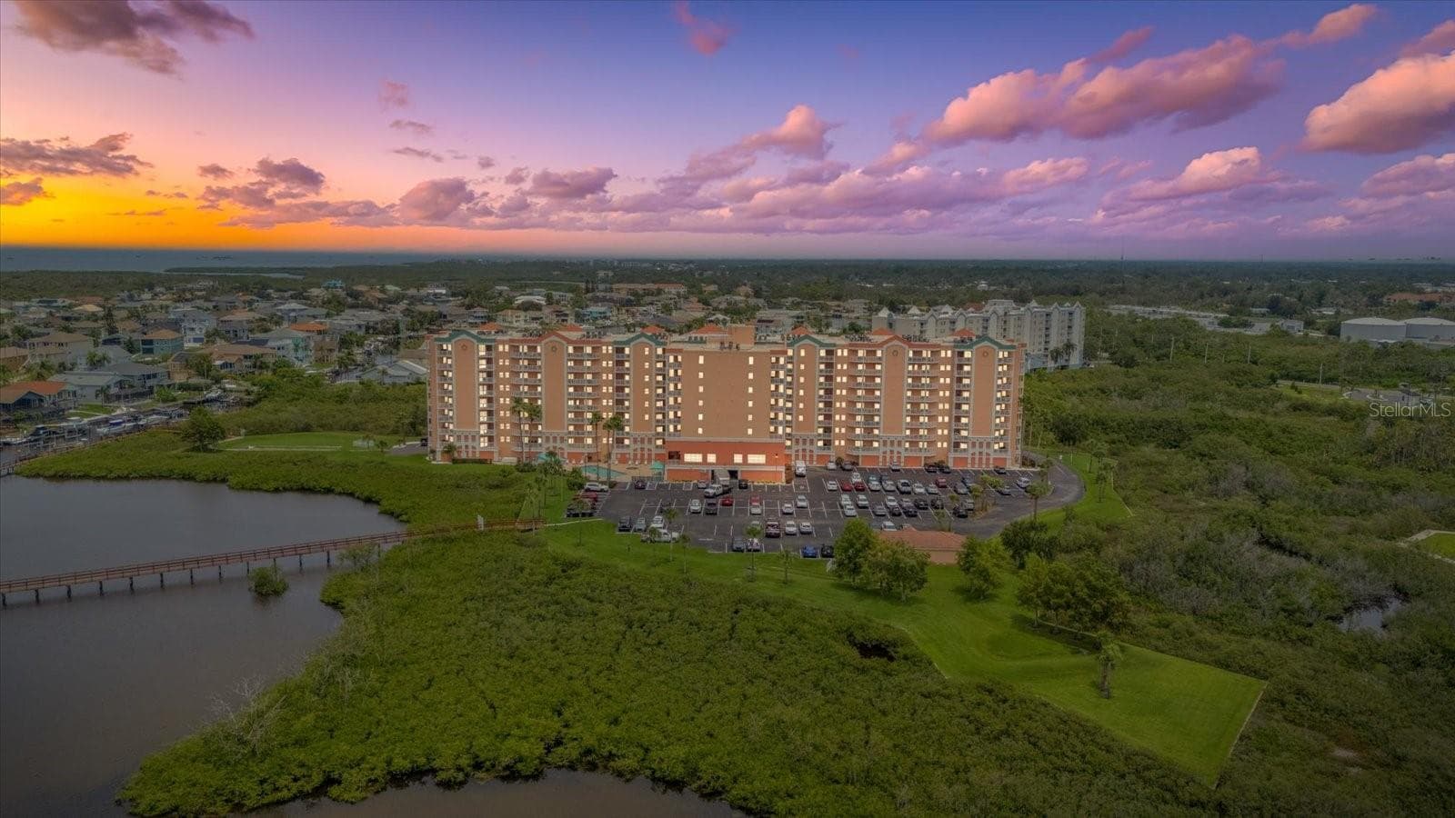 Virtually edited-sunset - 4516 SEAGULL DR #507, NEW PORT RICHEY