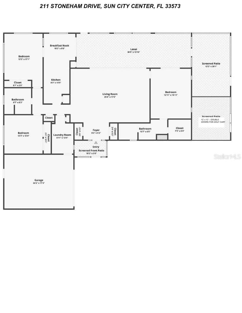 Floor Plan - 211 STONEHAM DR, SUN CITY CENTER