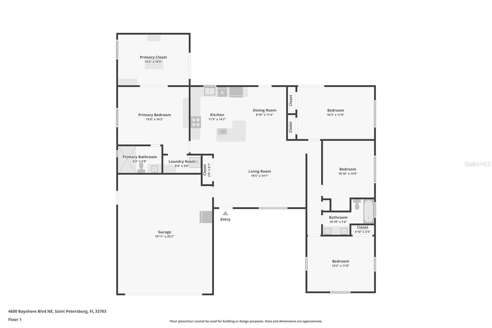 Single Family Residence at 4600 BAYSHORE BLVD NE, ST PETERSBURG, photo 37 of 53