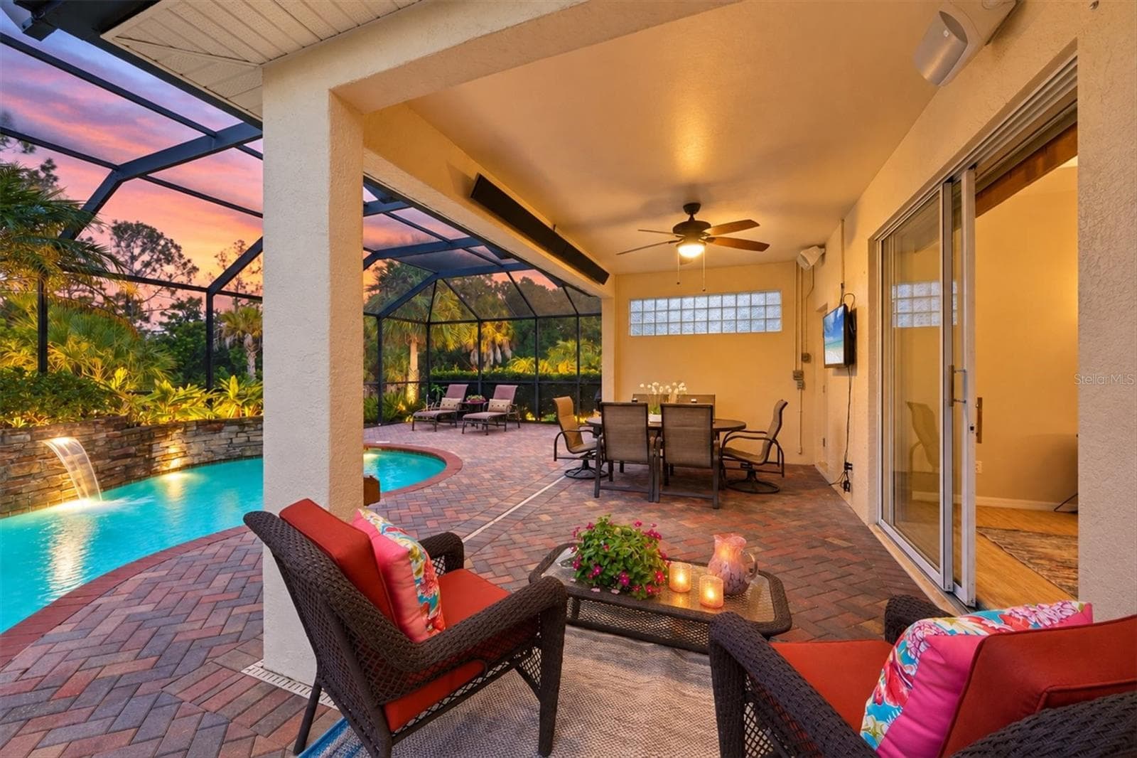 Lanai/Pool - 11347 DANCING RIVER DR, VENICE