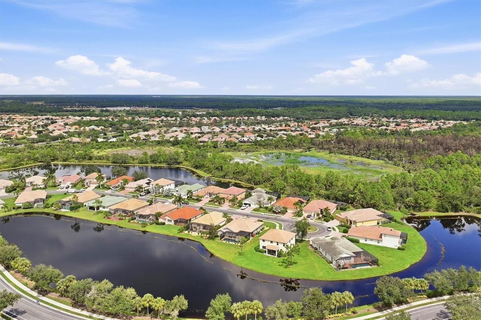Aerial - 11347 DANCING RIVER DR, VENICE