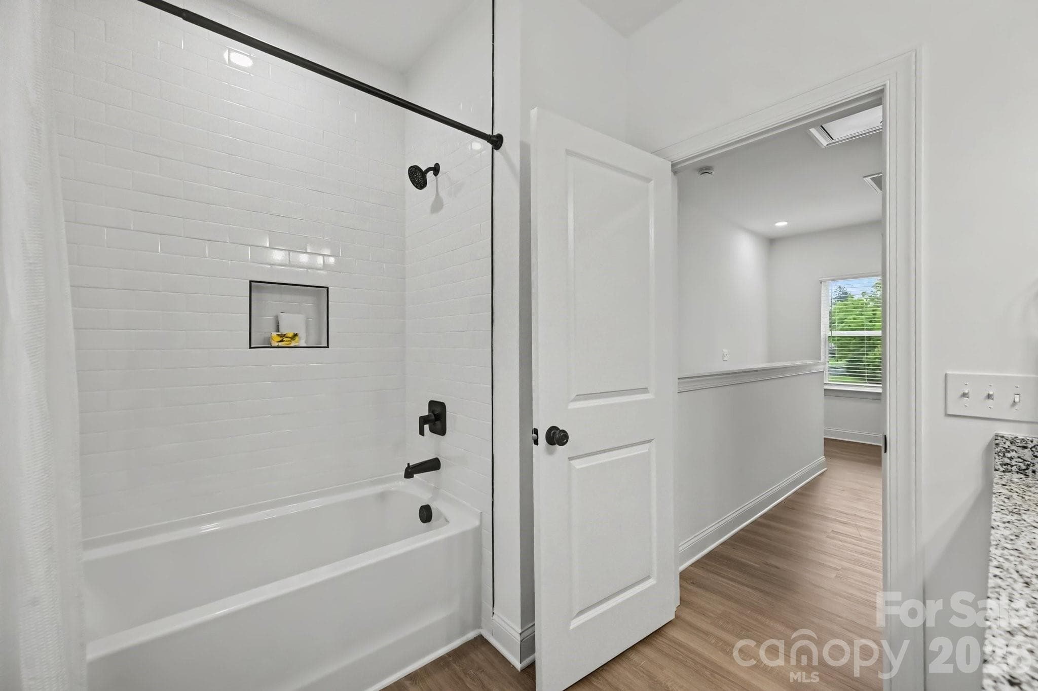 Fresh, modern full bath. - 45 E 13th Street, Newton
