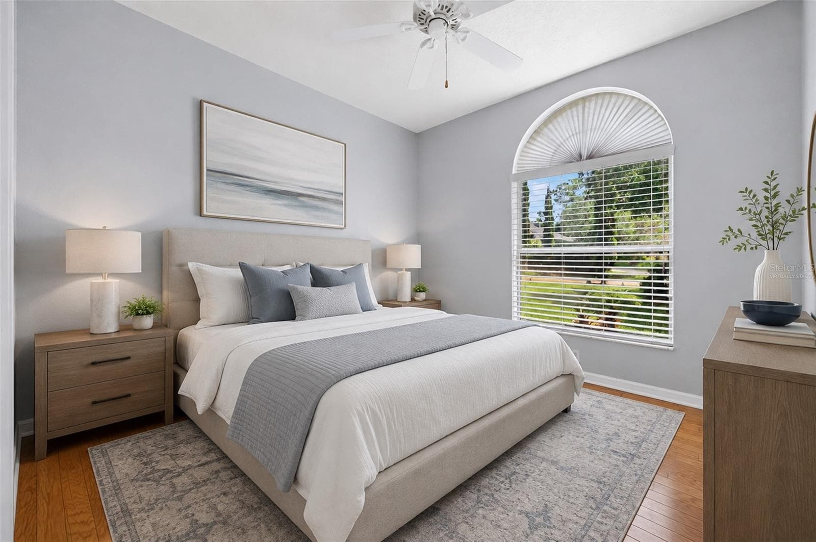 virtually staged bedroom 3 - 12 OLD CREEK CIR, ORMOND BEACH