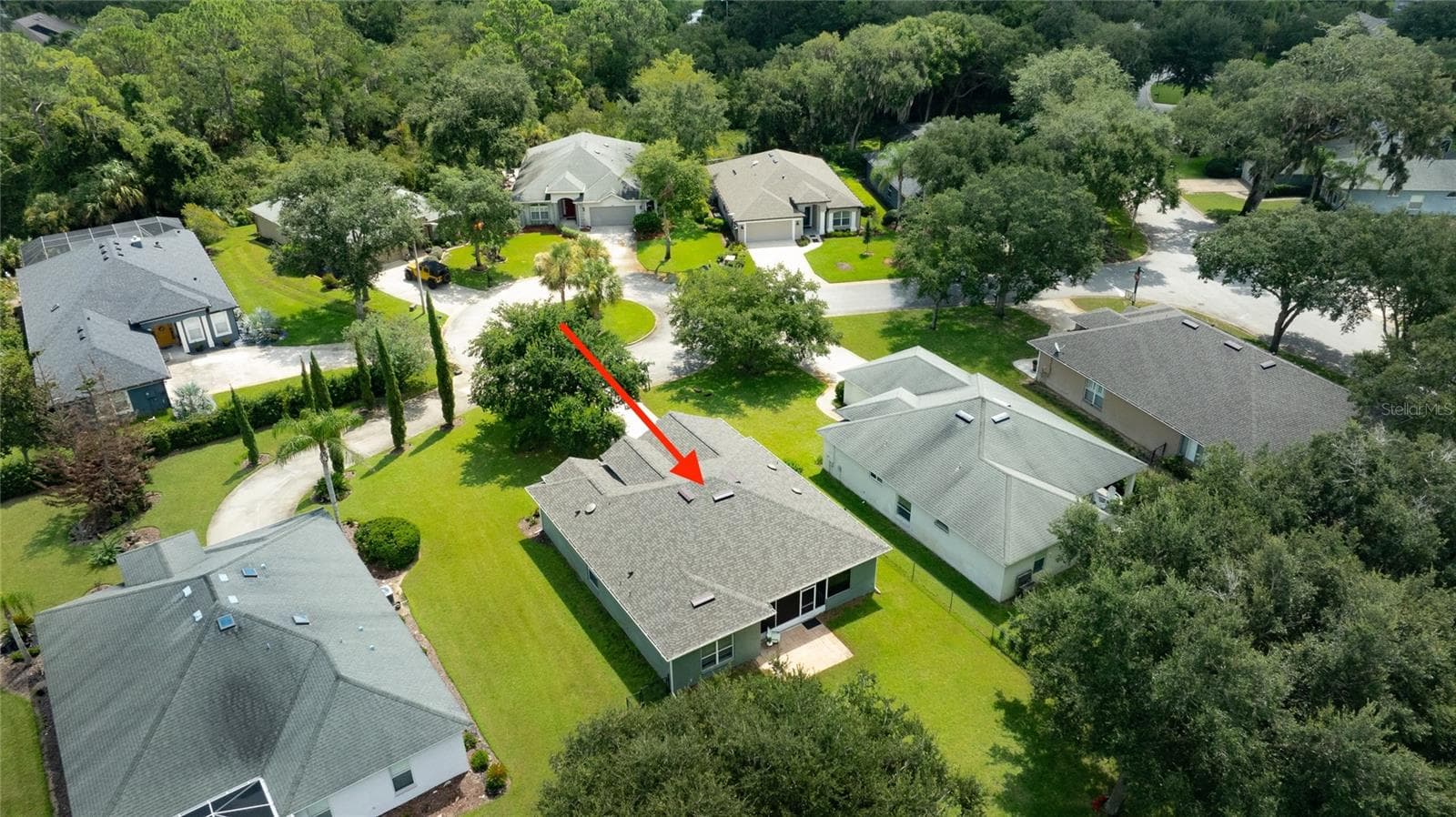 Aerial - 12 OLD CREEK CIR, ORMOND BEACH