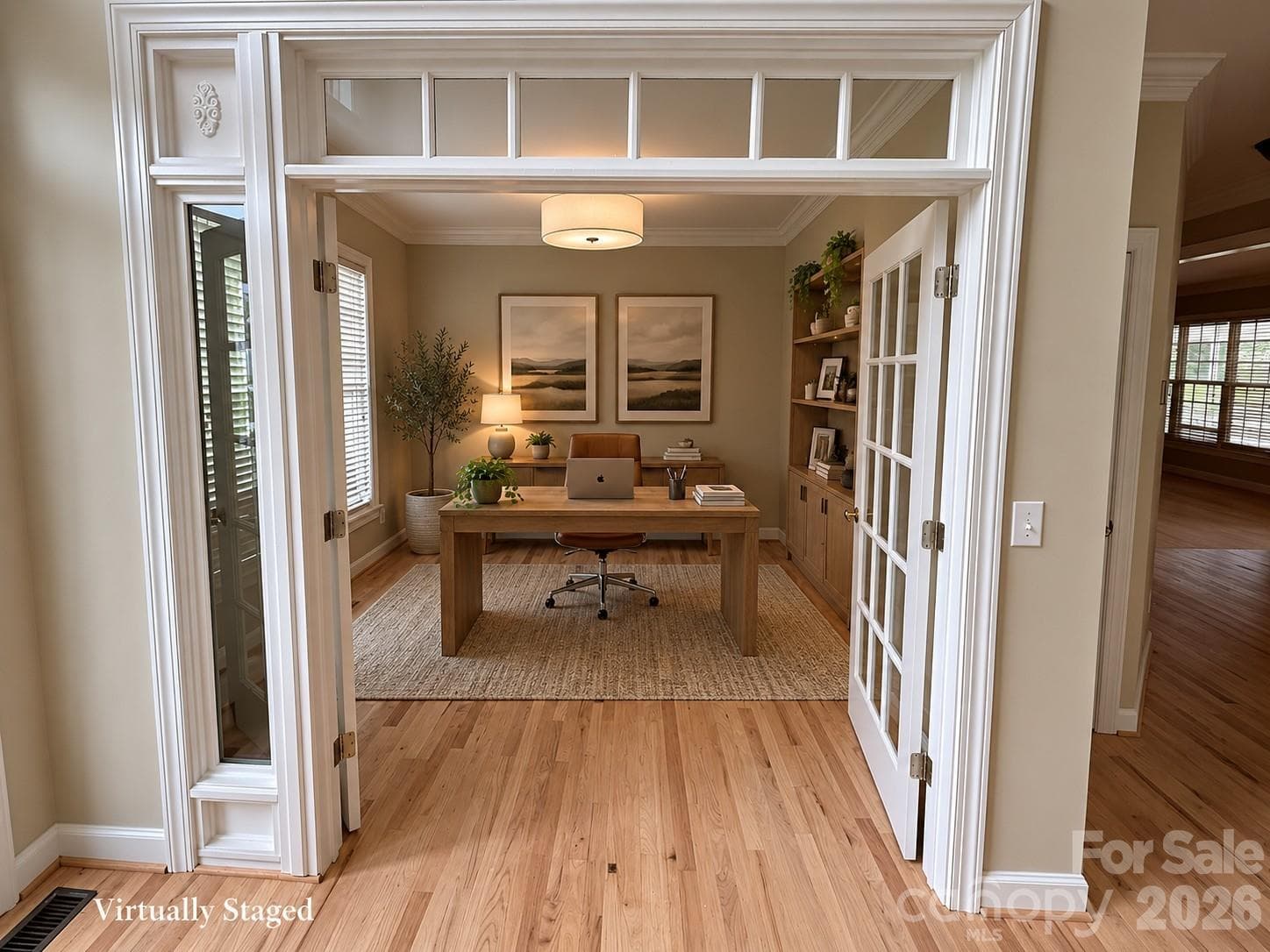Staged office - 2127 Copperplate Road, Charlotte