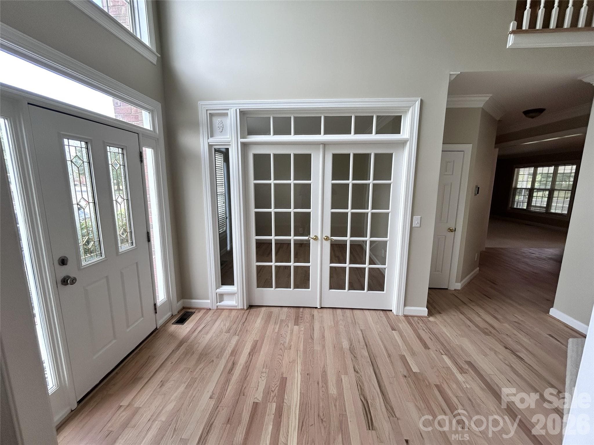 Foyer with new flooring - 2127 Copperplate Road, Charlotte