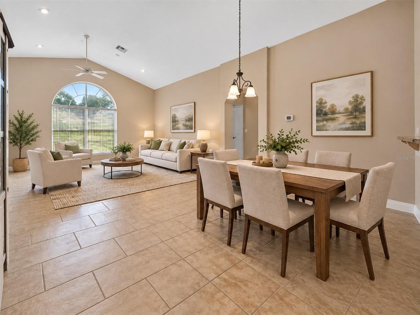 Virtually Stage Formal Family Room - 124 LANCASTER DR, DAVENPORT