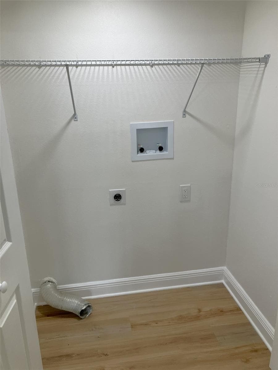 Inside Laundry Closet - 110 EVELYN CT, OLDSMAR