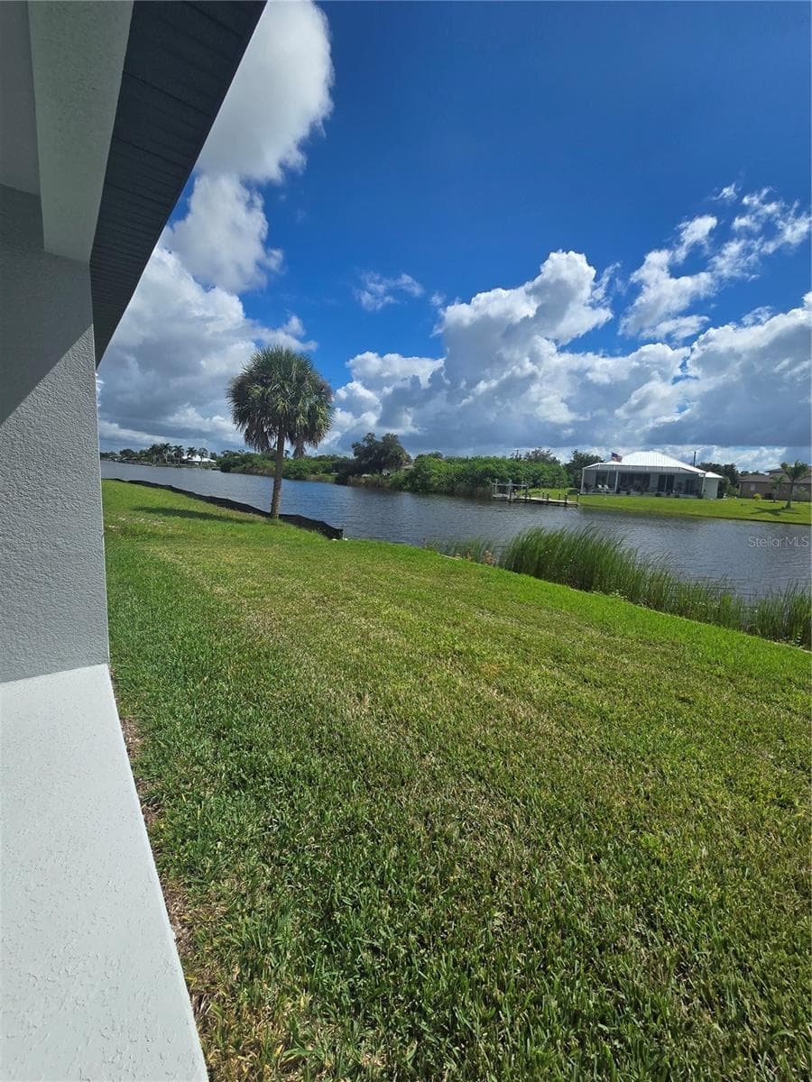 Patio view at 13276 Pace Circle in South Gulf Cove, FL - 13276 PACE CIR, PORT CHARLOTTE
