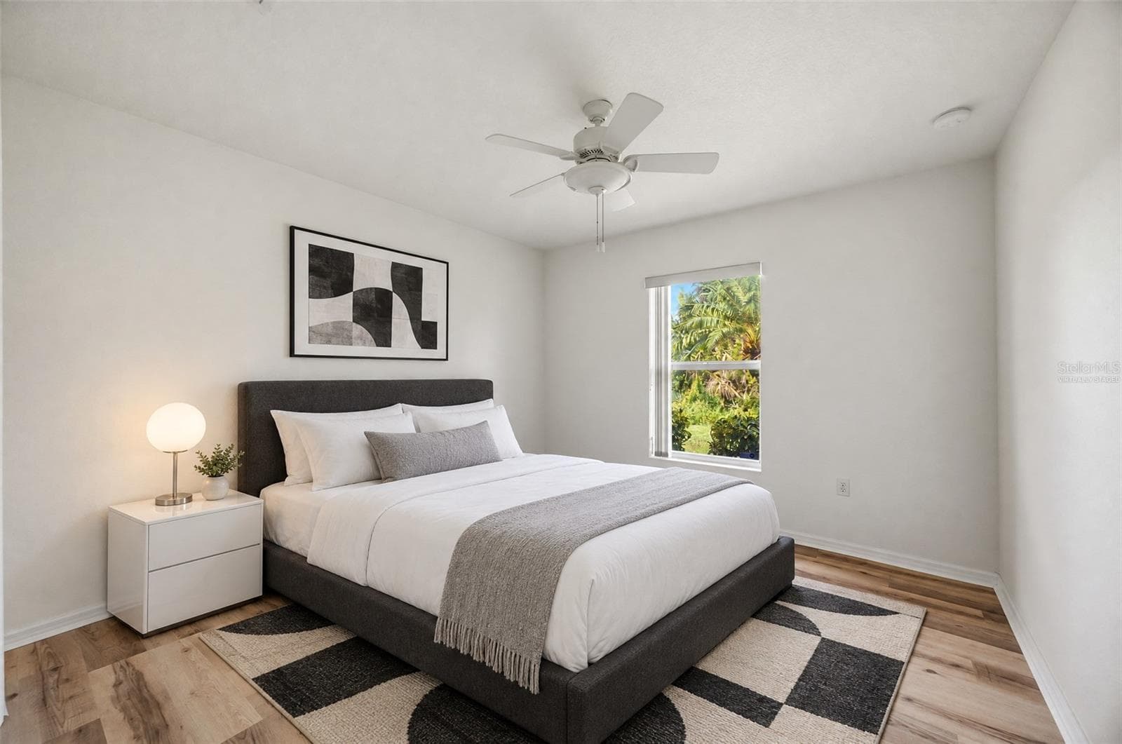 Virtually staged - Guest bedroom - 244 FAIRWAY RD, ROTONDA WEST