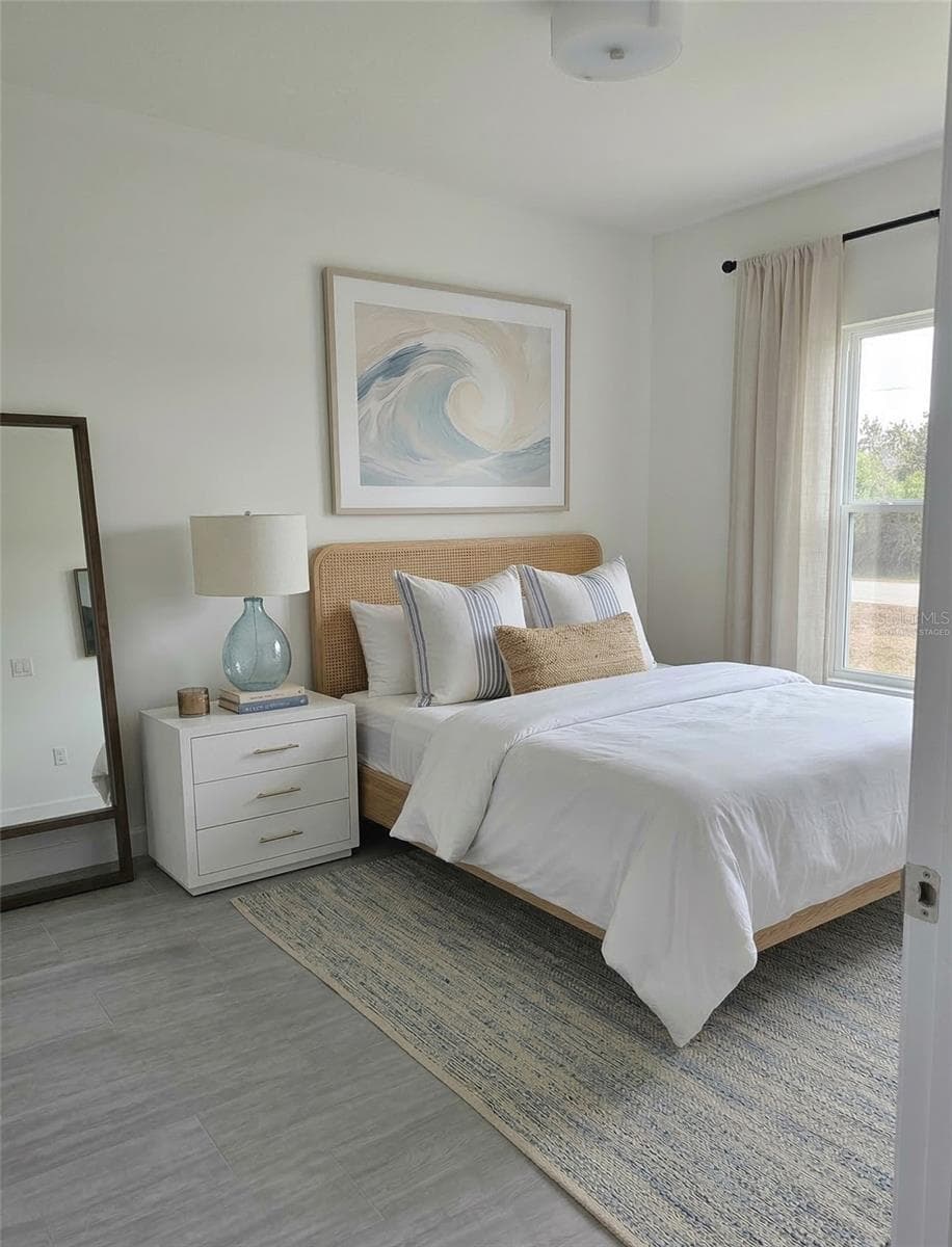 Virtually staged bedroom - 416 COLUMBUS BLVD, LEHIGH ACRES