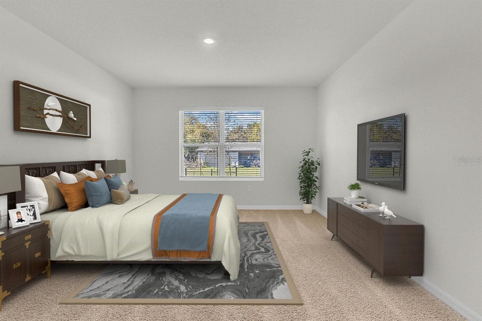 Bedroom - virtually staged - 2412 FIELDBROOKE WAY, EDGEWATER
