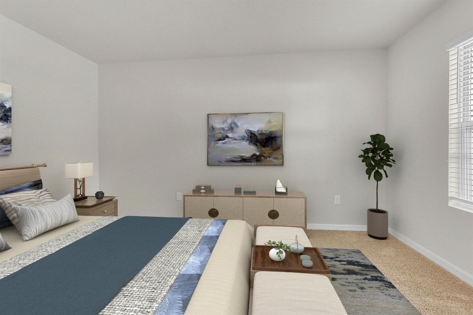 Bedroom - virtually staged - 2412 FIELDBROOKE WAY, EDGEWATER