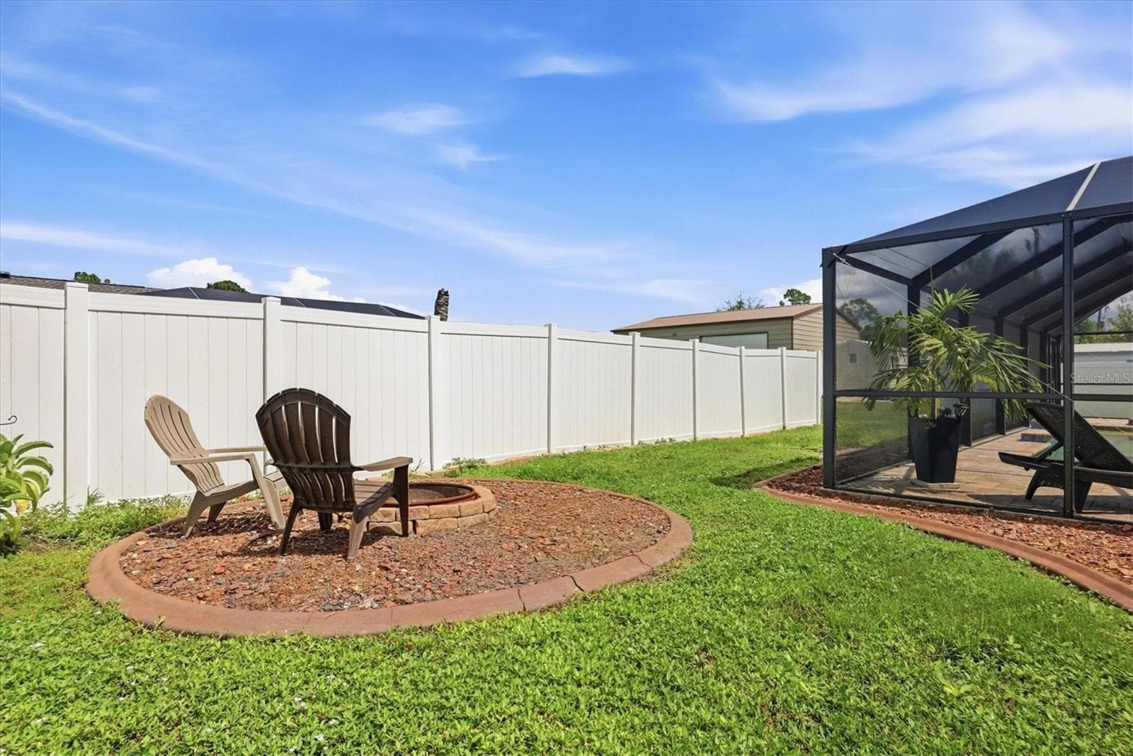 when it cools down for a few months enjoy evening around the fire pit - 23108 AUGUST AVE, PORT CHARLOTTE