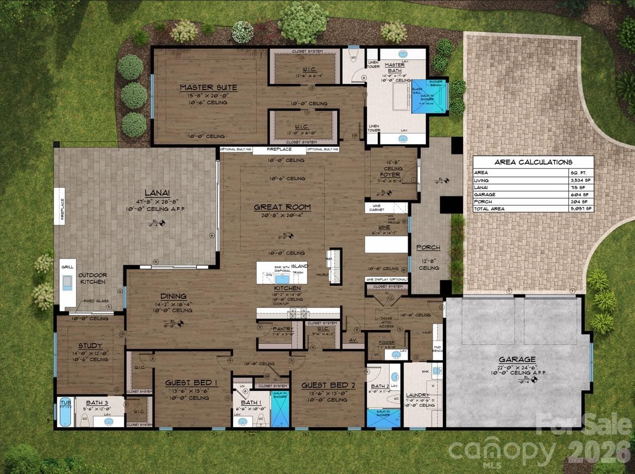 Single Family Residence at 67 Running Creek Trail, Arden, photo 12 of 12