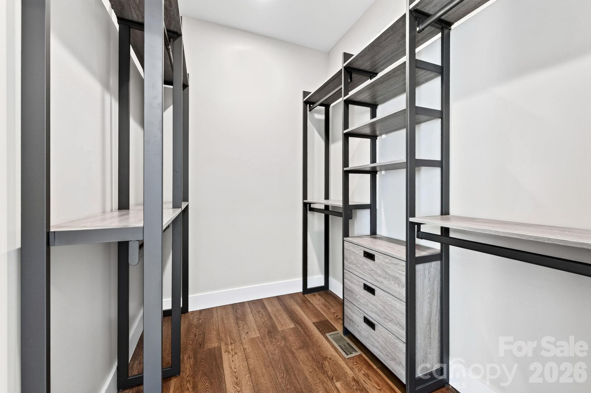 Closet shelving added to this large walk-in closet - 139 Ridge Road, Candler