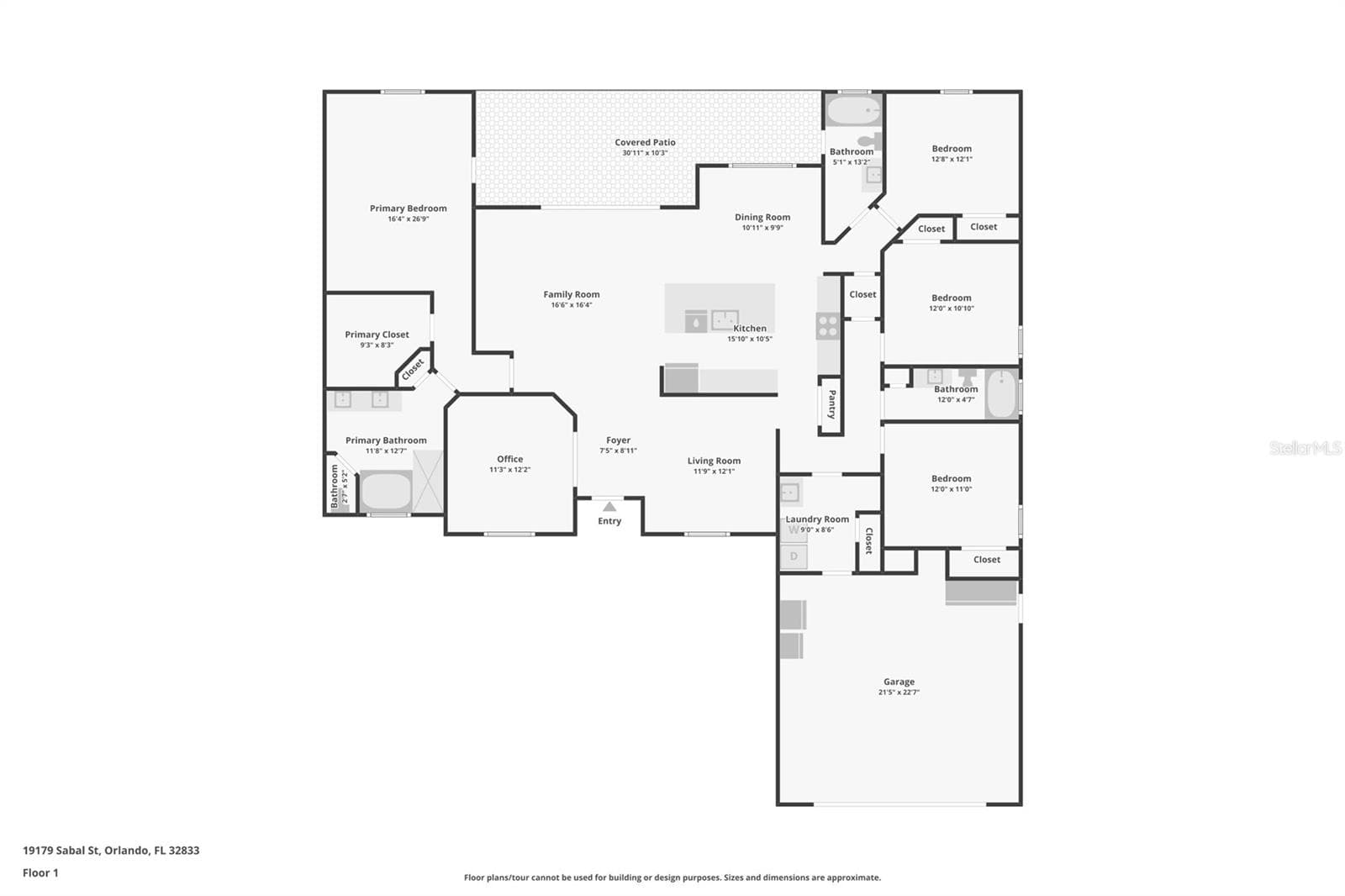The Floorplan - 19179 SABAL ST, ORLANDO