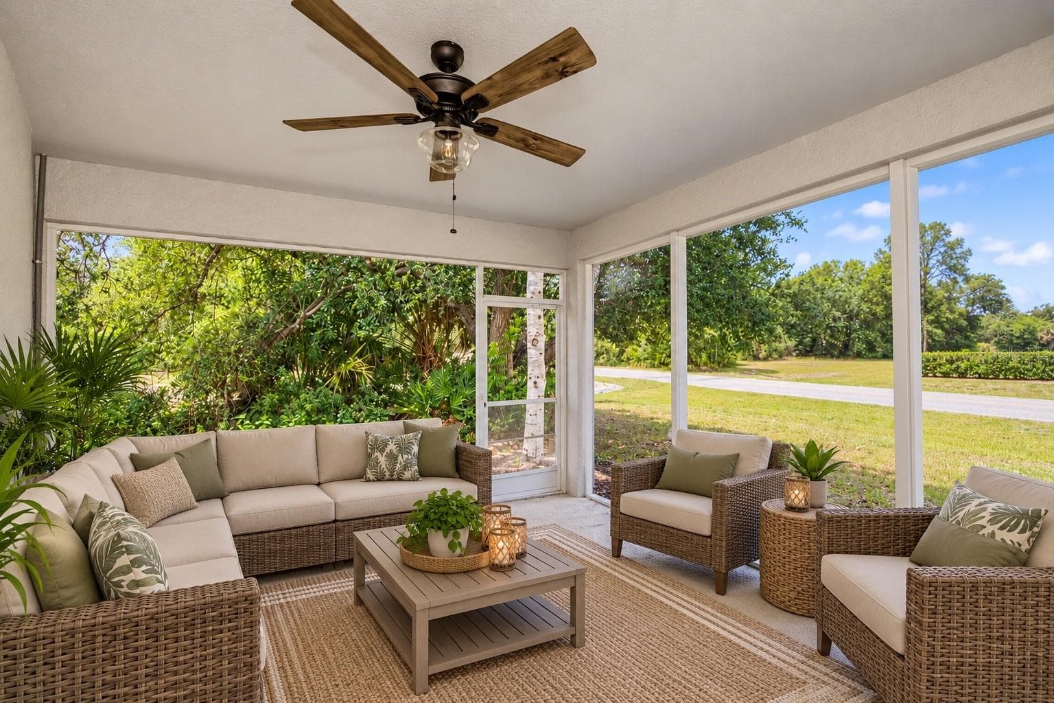 Virtually Stage Lanai with Endless Possibilities - 640 ENCARNACION ST, PUNTA GORDA