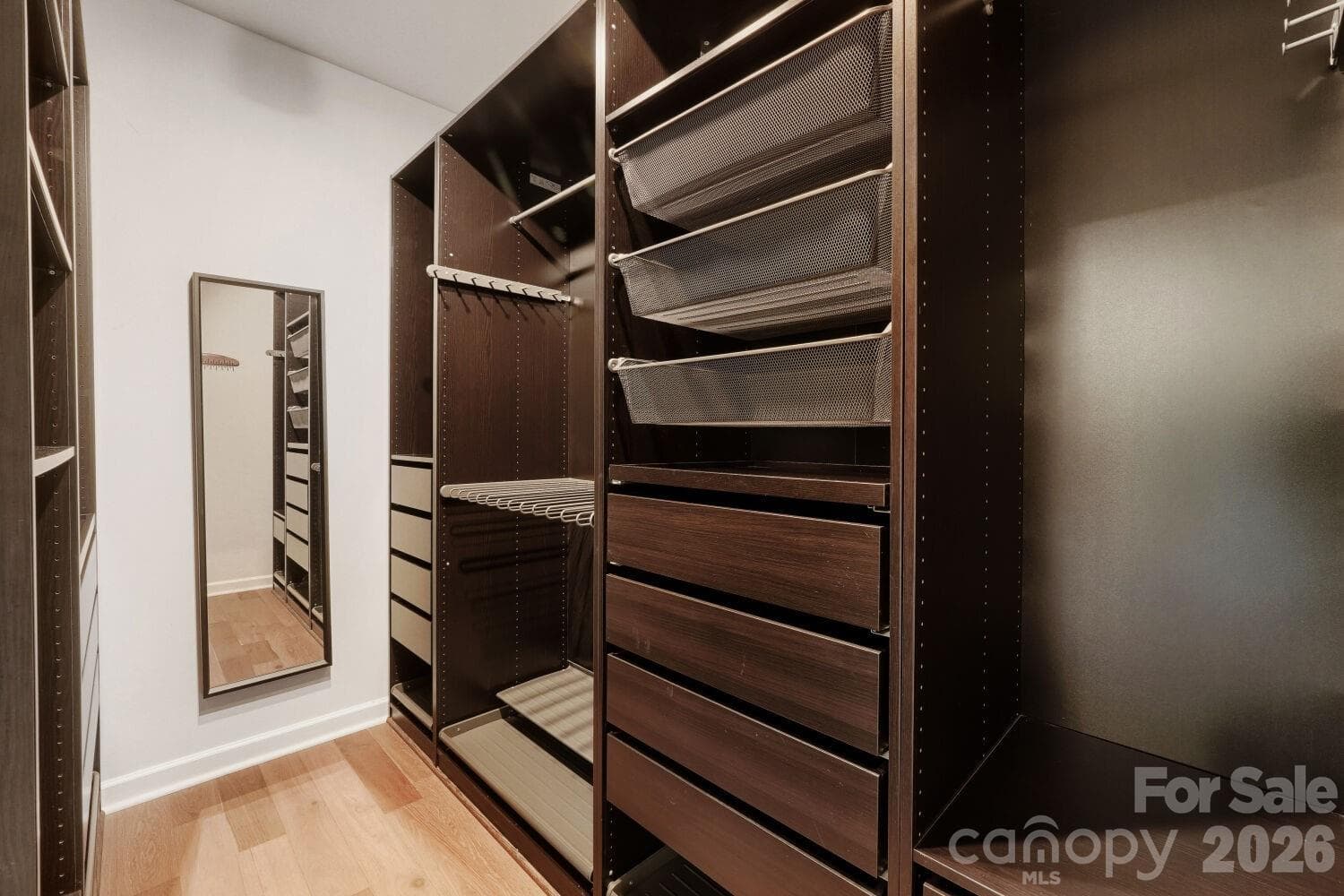 Walk-In Closet w/Shelving - 12015 Hampton Place Drive, Charlotte