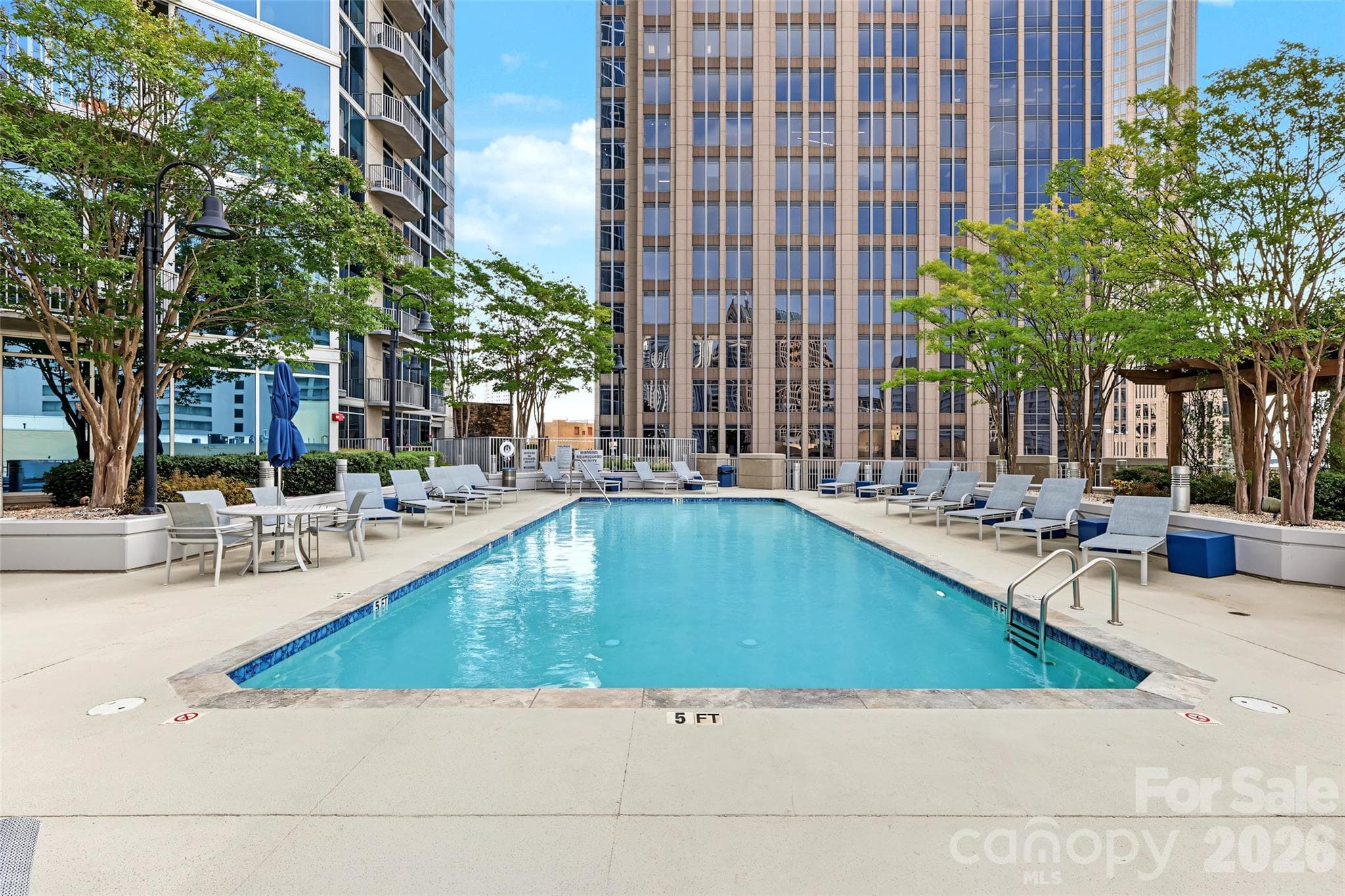 Resort-style pool - 210 N Church Street, Charlotte
